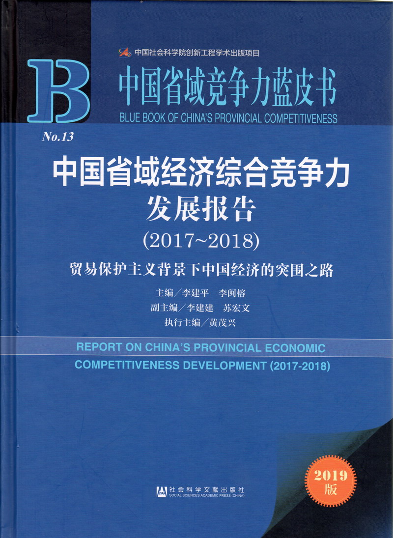 直接能看的艹逼网站中国省域经济综合竞争力发展报告（2017-2018）